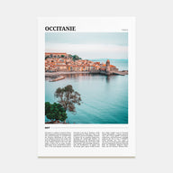 Occitanie Travel Color Poster
