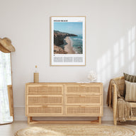 Ocean Beach Travel Color Poster
