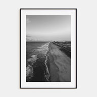 Ocean City, Maryland Photo B&W No 2 Poster