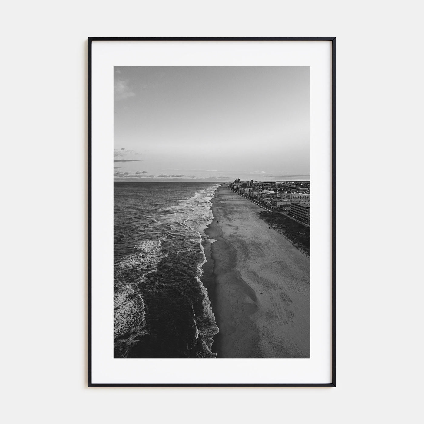 Ocean City, Maryland Photo B&W No 2 Poster