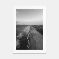 Ocean City, Maryland Photo B&W No 2 Poster