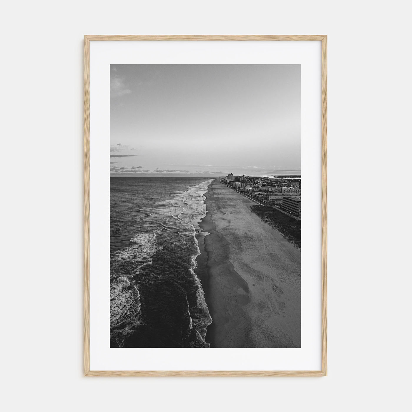 Ocean City, Maryland Photo B&W No 2 Poster
