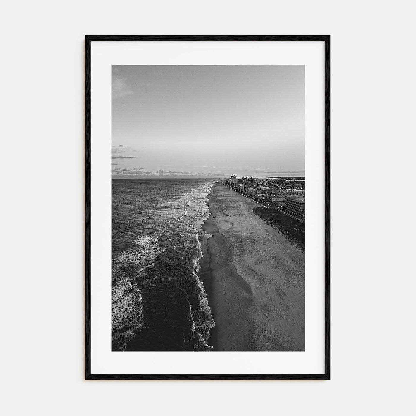 Ocean City, Maryland Photo B&W No 2 Poster