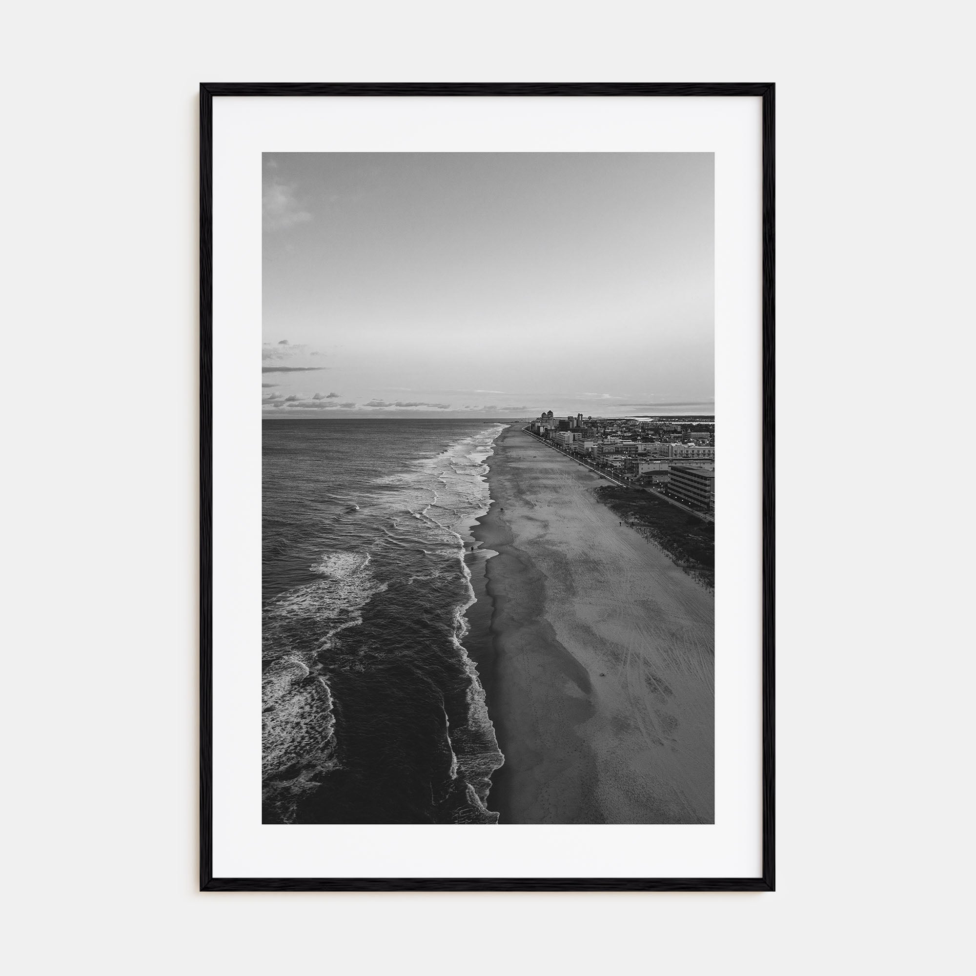 Ocean City, Maryland Photo B&W No 2 Poster