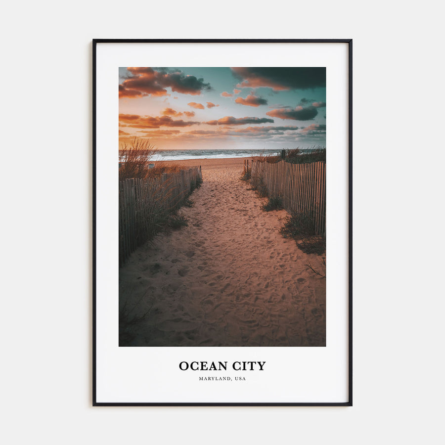 Ocean City, Maryland Portrait Color Poster