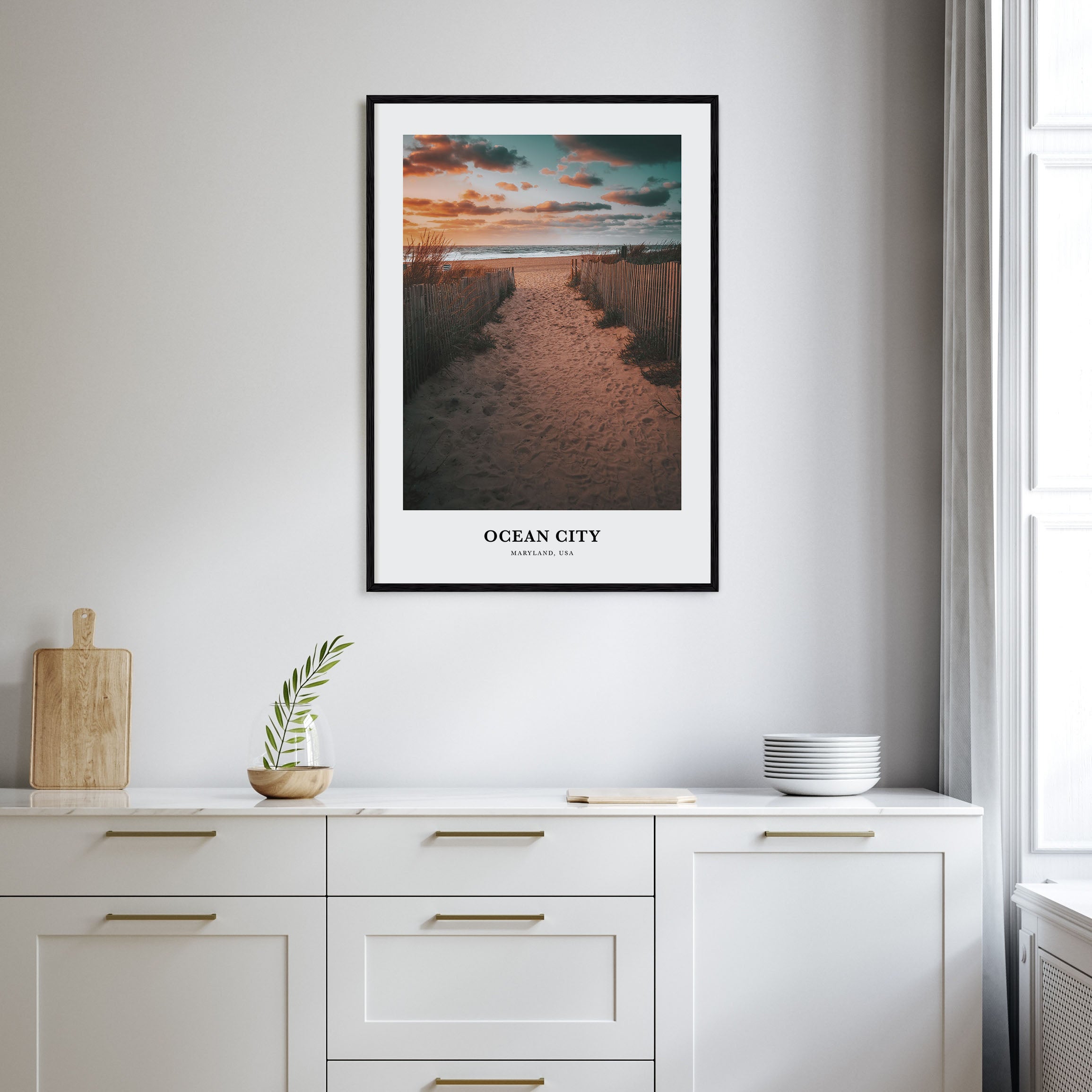 Ocean City, Maryland Portrait Color Poster