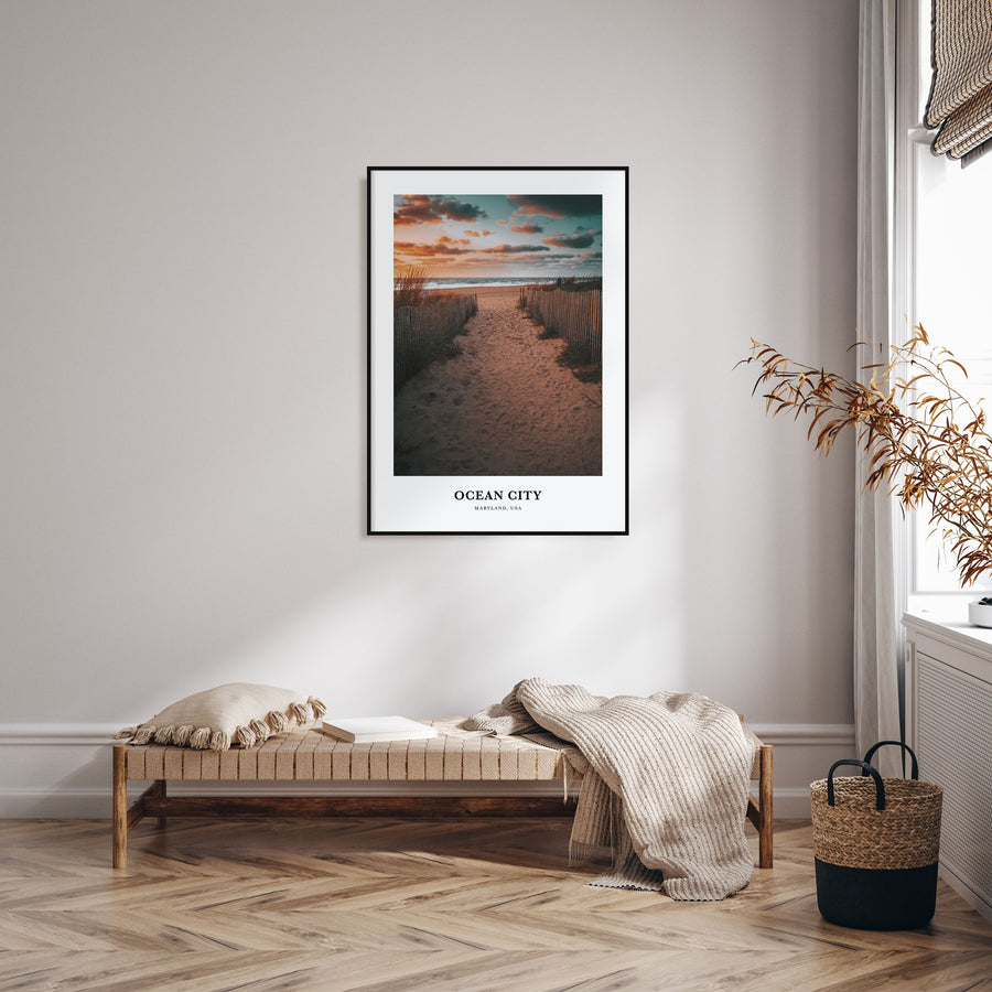 Ocean City, Maryland Portrait Color Poster