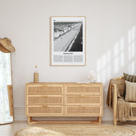 Ocean City, Maryland Travel B&W Poster