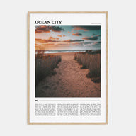 Ocean City, Maryland Travel Color Poster