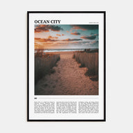 Ocean City, Maryland Travel Color Poster