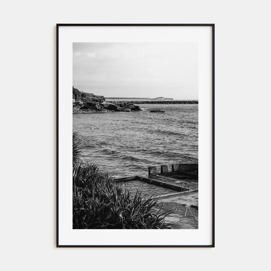 Ocean Pool Photo B&W No 1 Poster