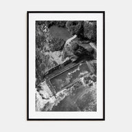 Ocean Pool Photo B&W No 2 Poster