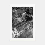 Ocean Pool Photo B&W No 2 Poster