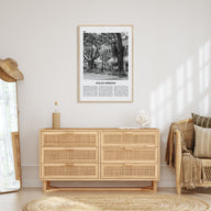 Ocean Springs Travel B&W Poster