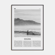 Oceania Travel B&W Poster