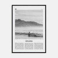 Oceania Travel B&W Poster