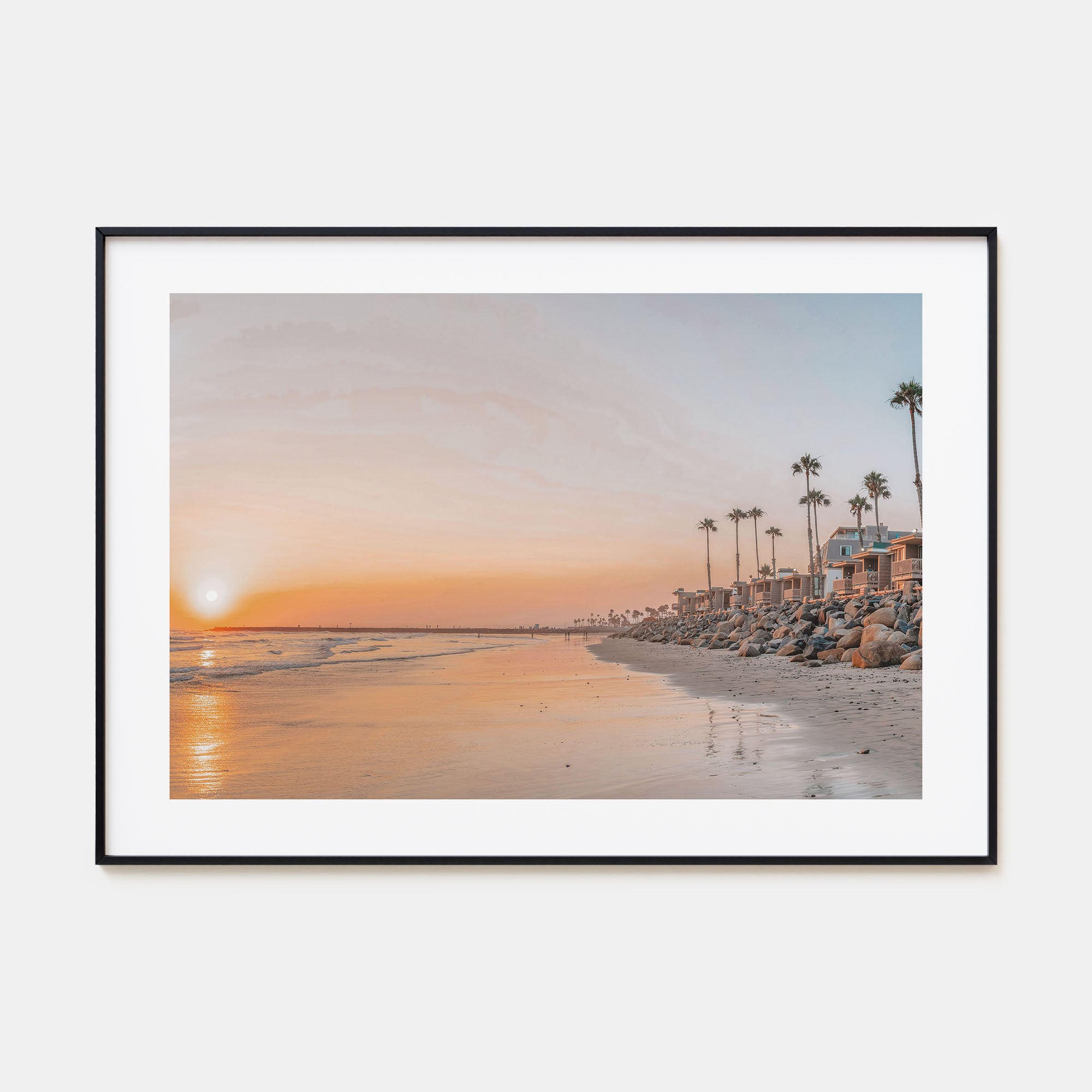 Oceanside Landscape Color Poster