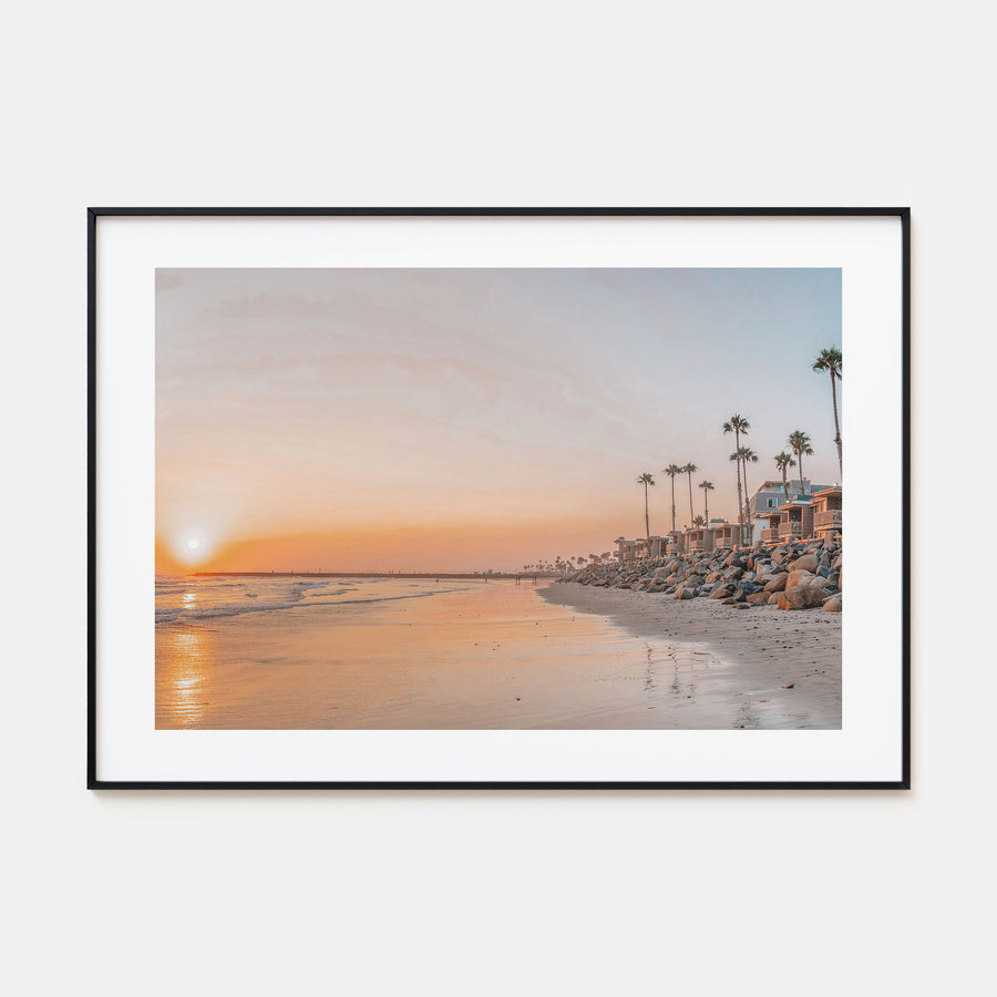 Oceanside Landscape Color Poster