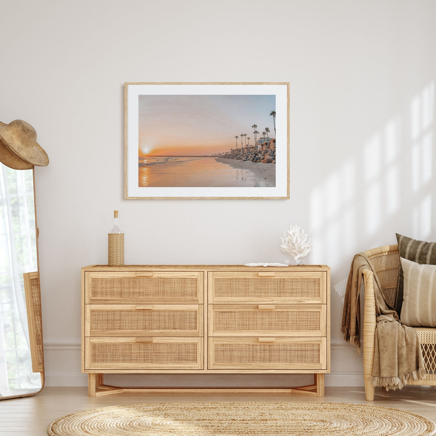 Oceanside Landscape Color Poster