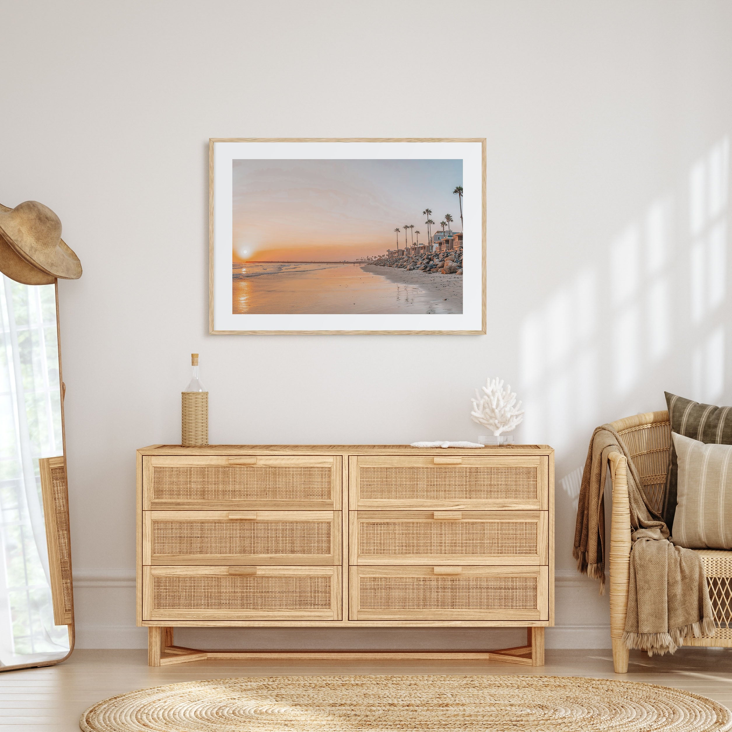 Oceanside Landscape Color Poster