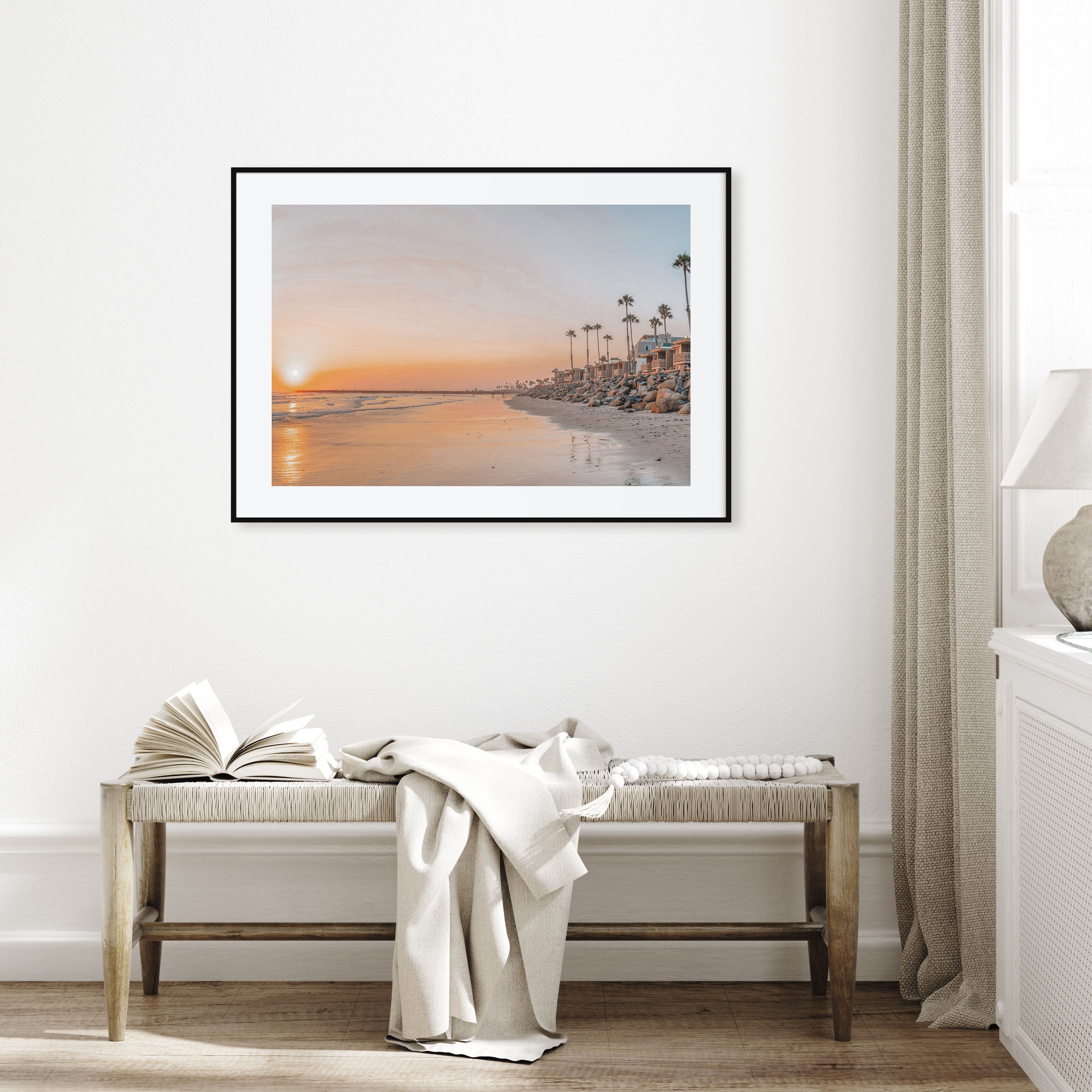 Oceanside Landscape Color Poster