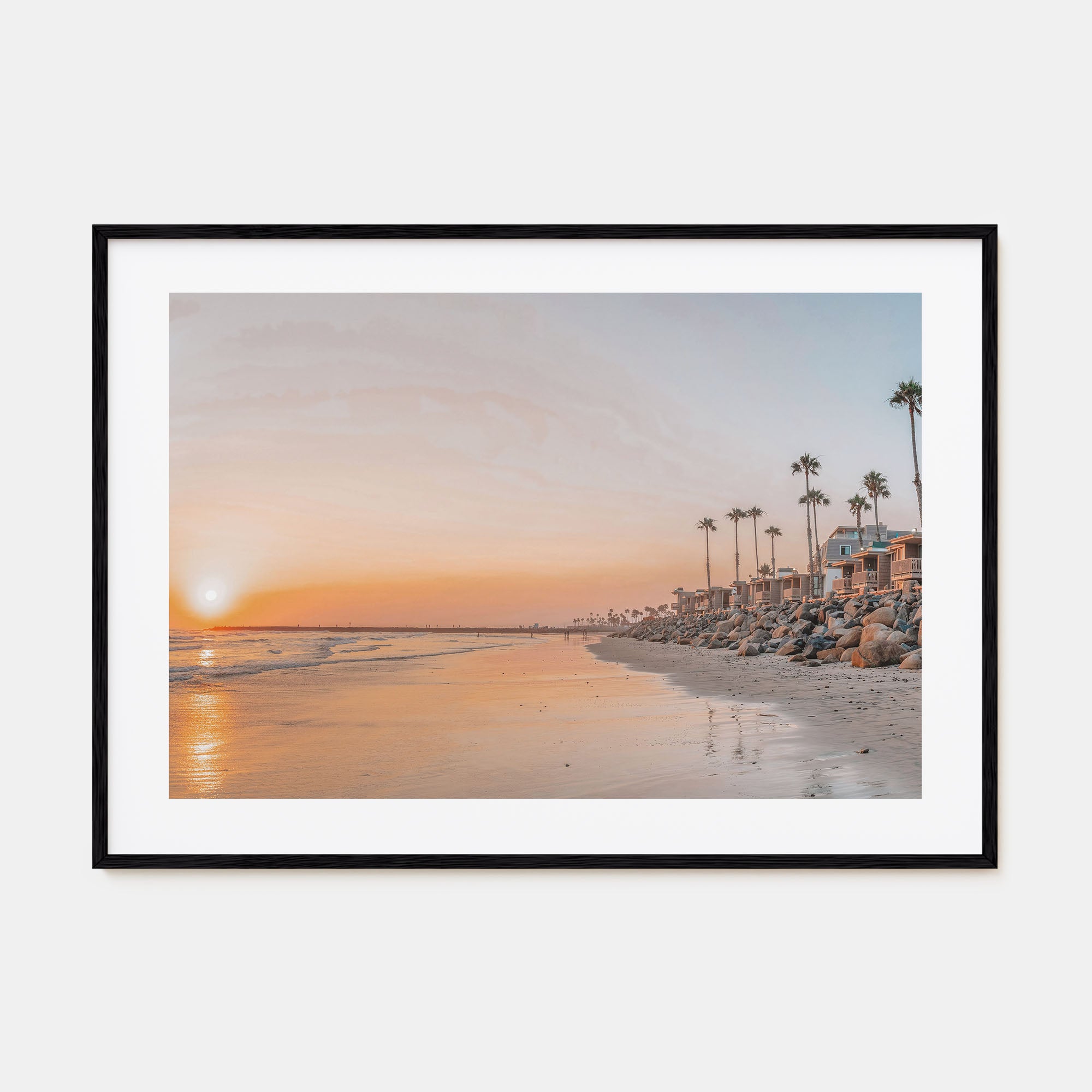 Oceanside Landscape Color Poster