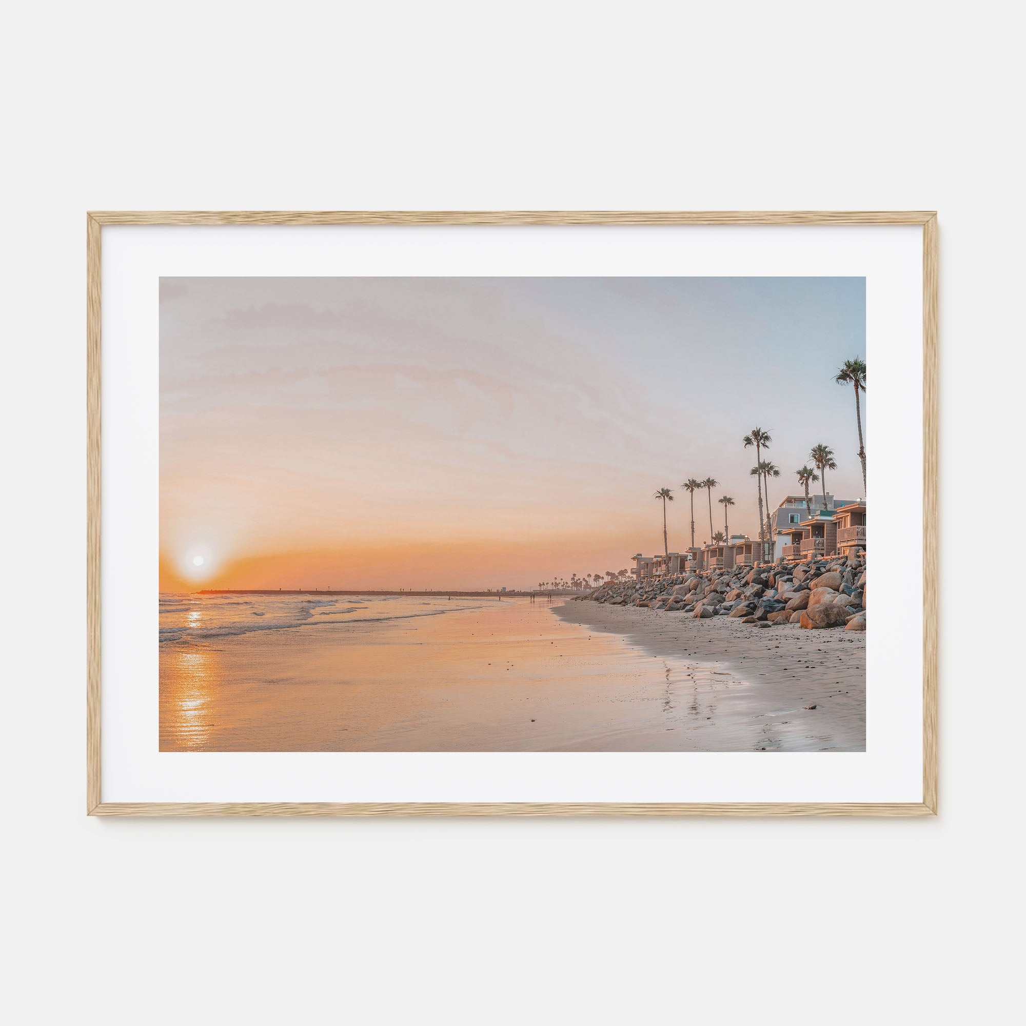 Oceanside Landscape Color Poster