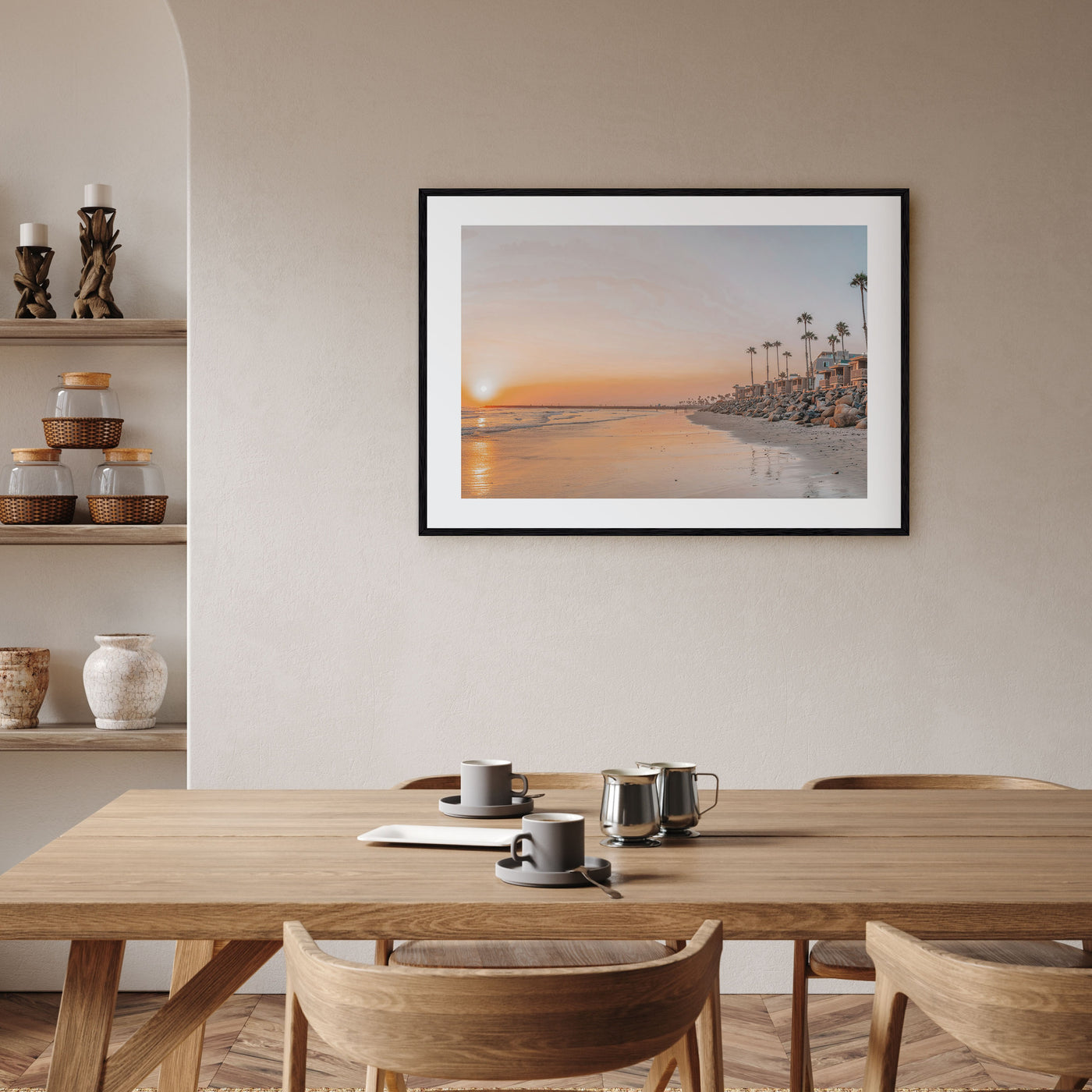 Oceanside Landscape Color Poster