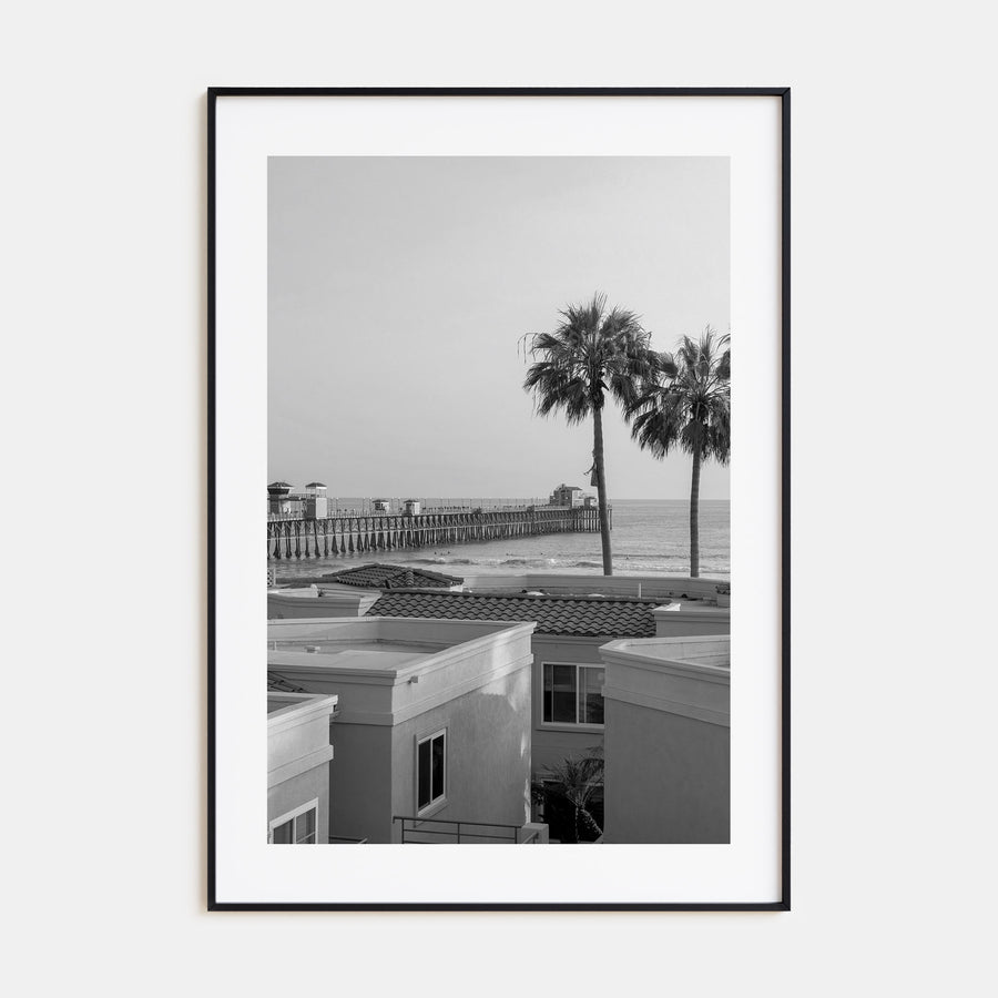 Oceanside Photo B&W No 1 Poster