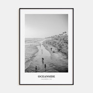 Oceanside Portrait B&W No 1 Poster