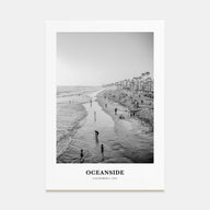 Oceanside Portrait B&W No 1 Poster