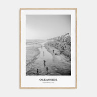 Oceanside Portrait B&W No 1 Poster
