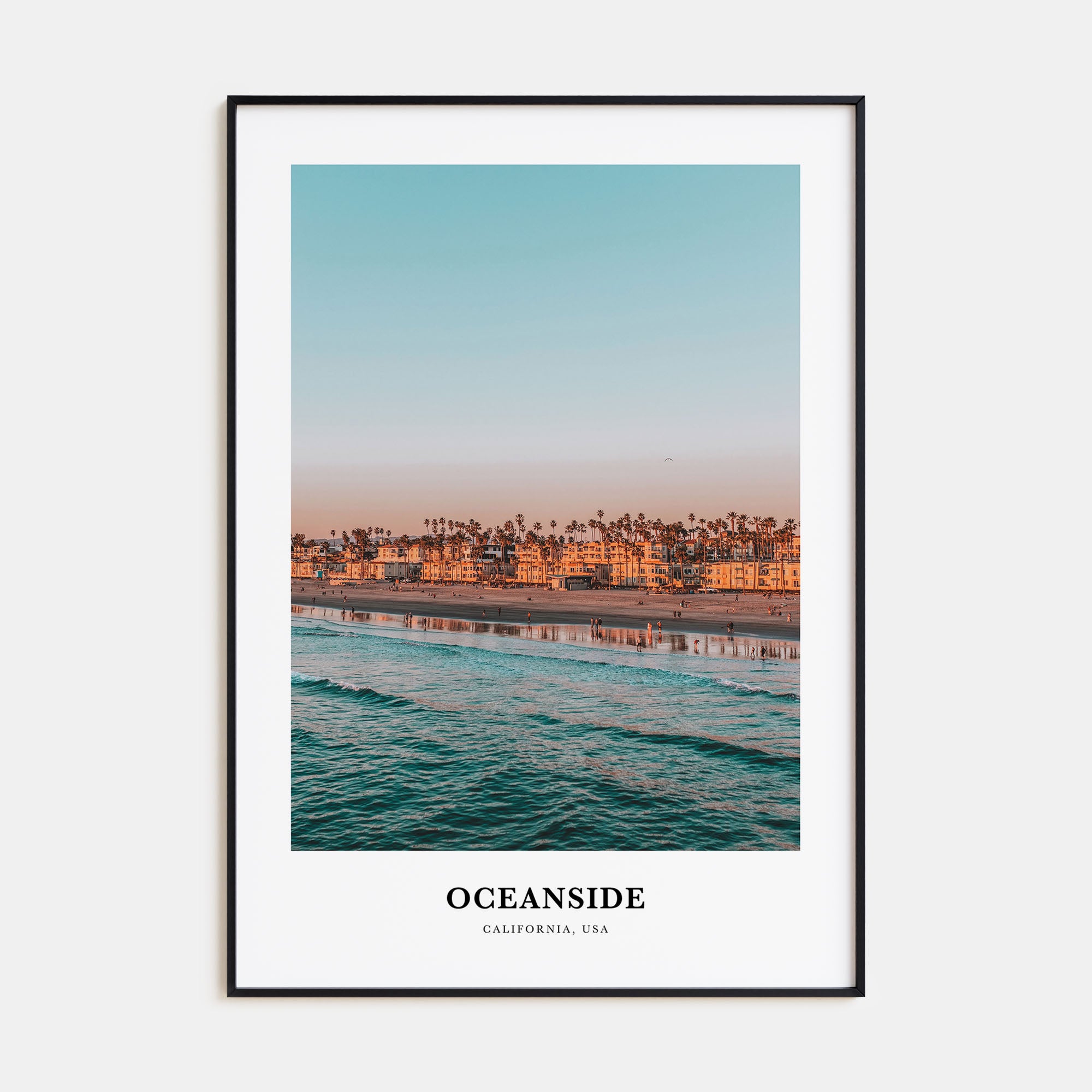 Oceanside Portrait Color No 1 Poster