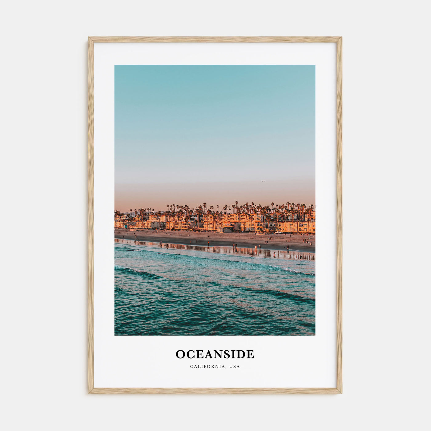 Oceanside Portrait Color No 1 Poster