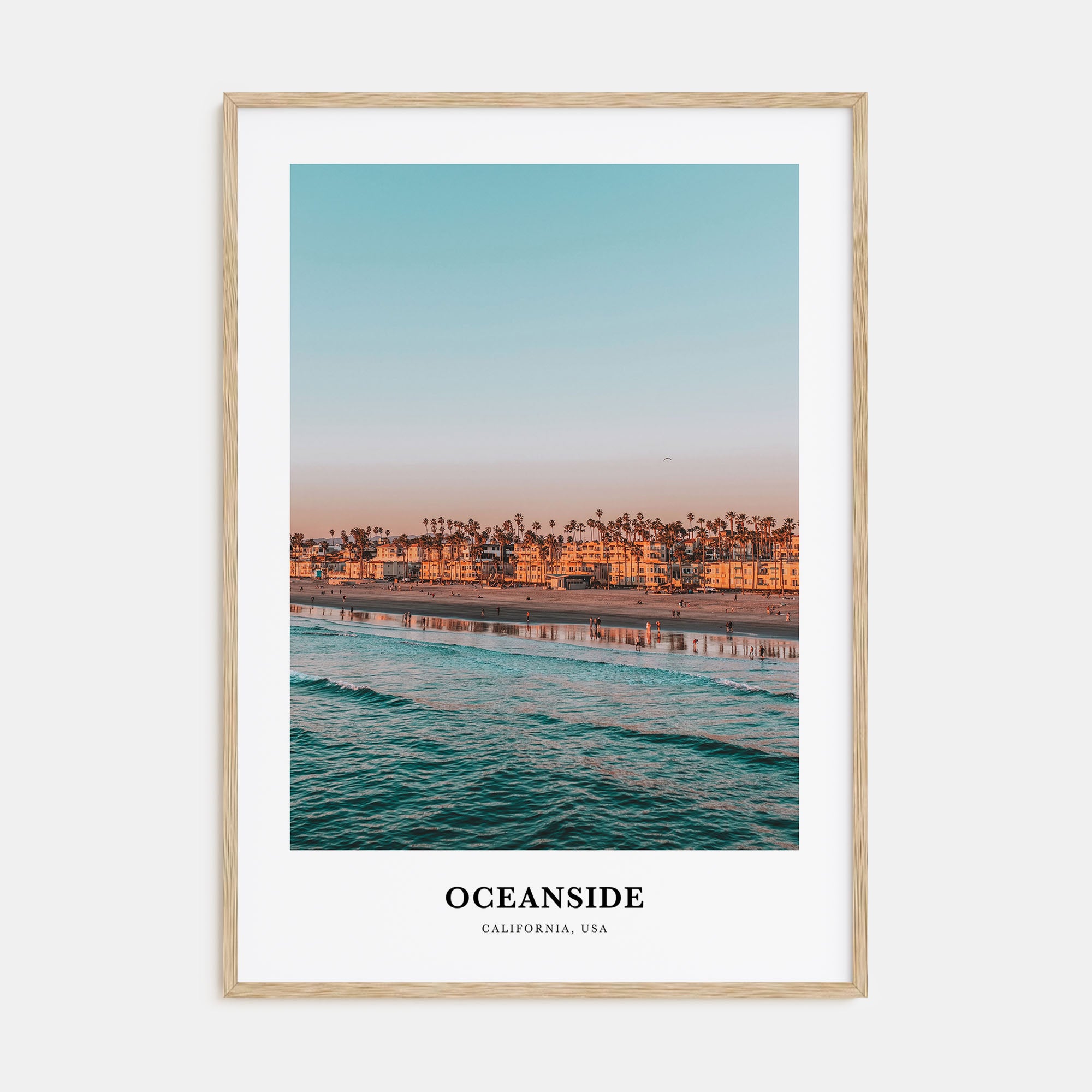 Oceanside Portrait Color No 1 Poster