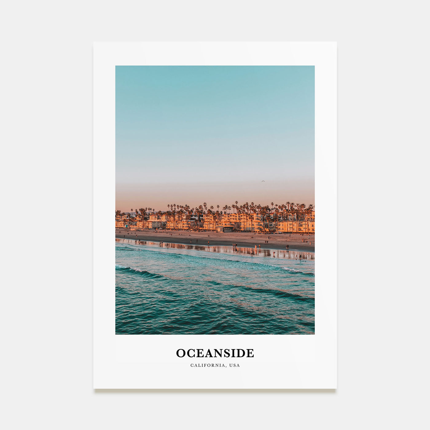 Oceanside Portrait Color No 1 Poster