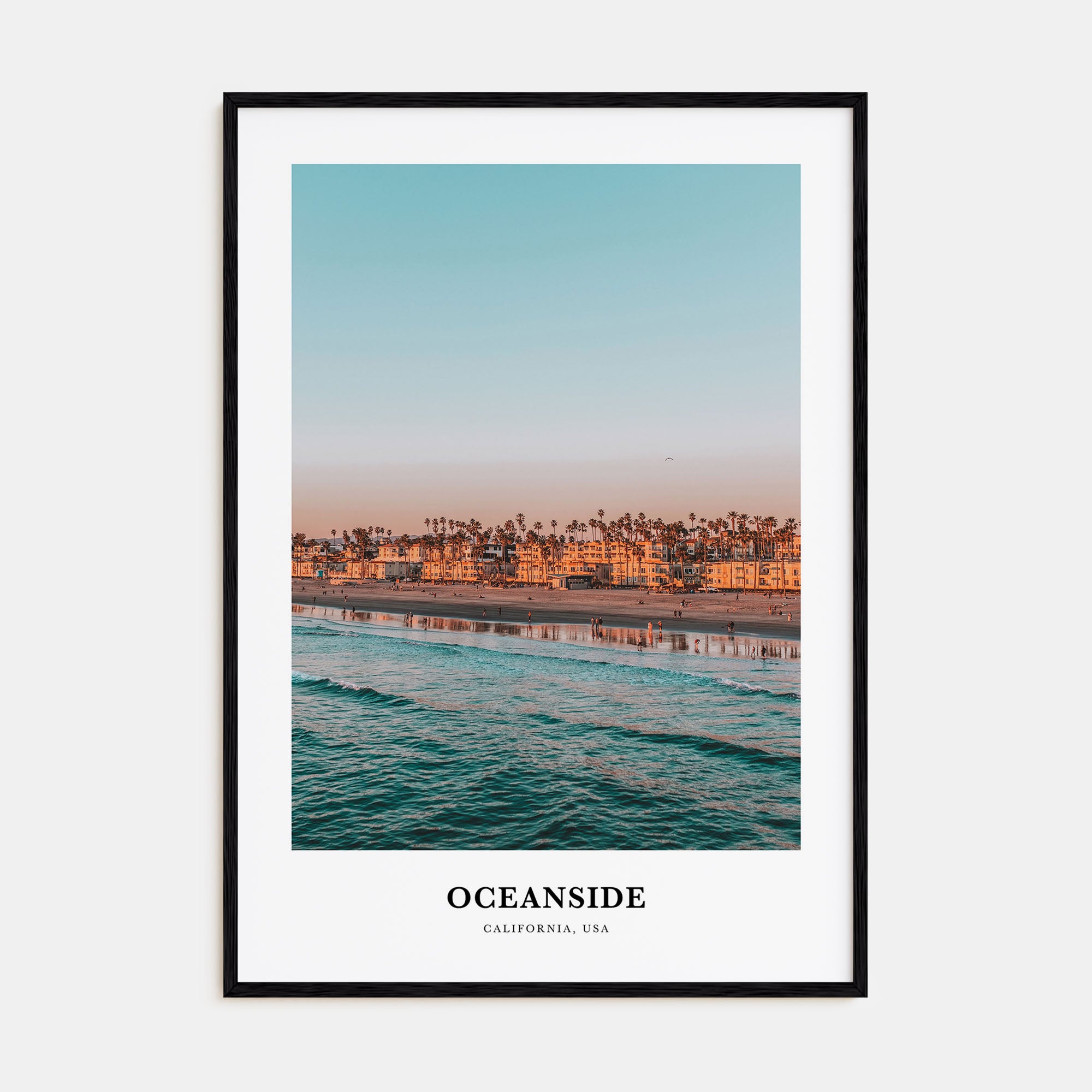 Oceanside Portrait Color No 1 Poster
