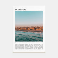 Oceanside Travel Color No 1 Poster