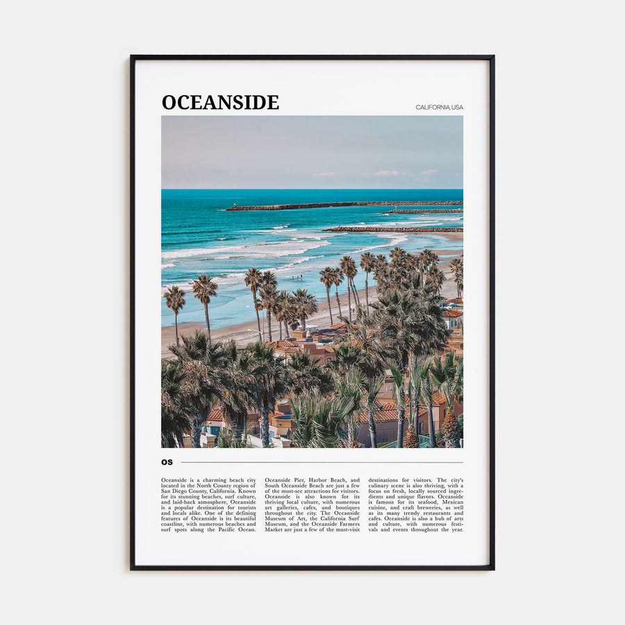 Oceanside Travel Color No 2 Poster