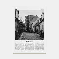 Odense Travel B&W Poster