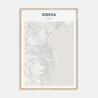 Odesa, Ukraine Map Portrait Poster