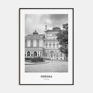 Odessa, Ukraine Portrait B&W Poster