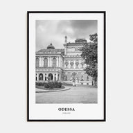 Odessa, Ukraine Portrait B&W Poster