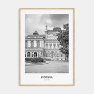 Odessa, Ukraine Portrait B&W Poster