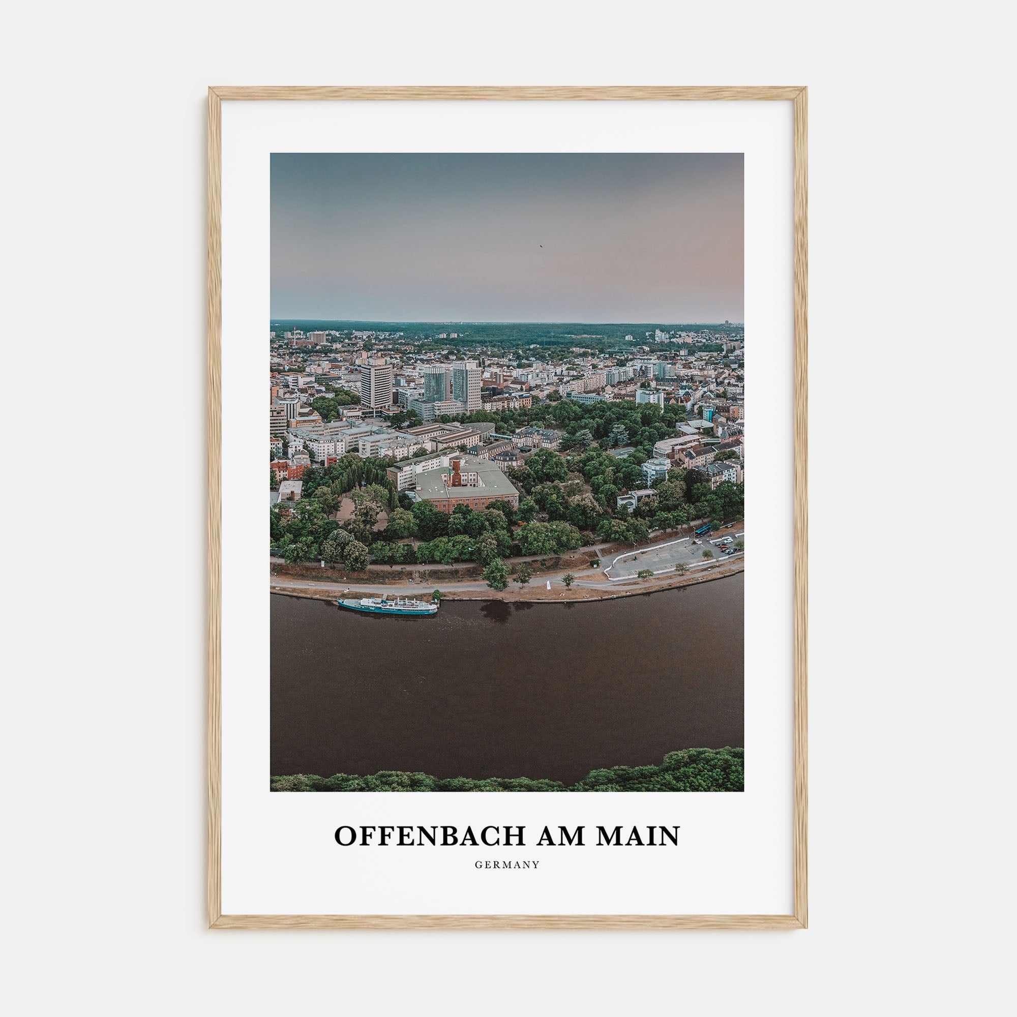 Offenbach am Main Portrait Color Poster