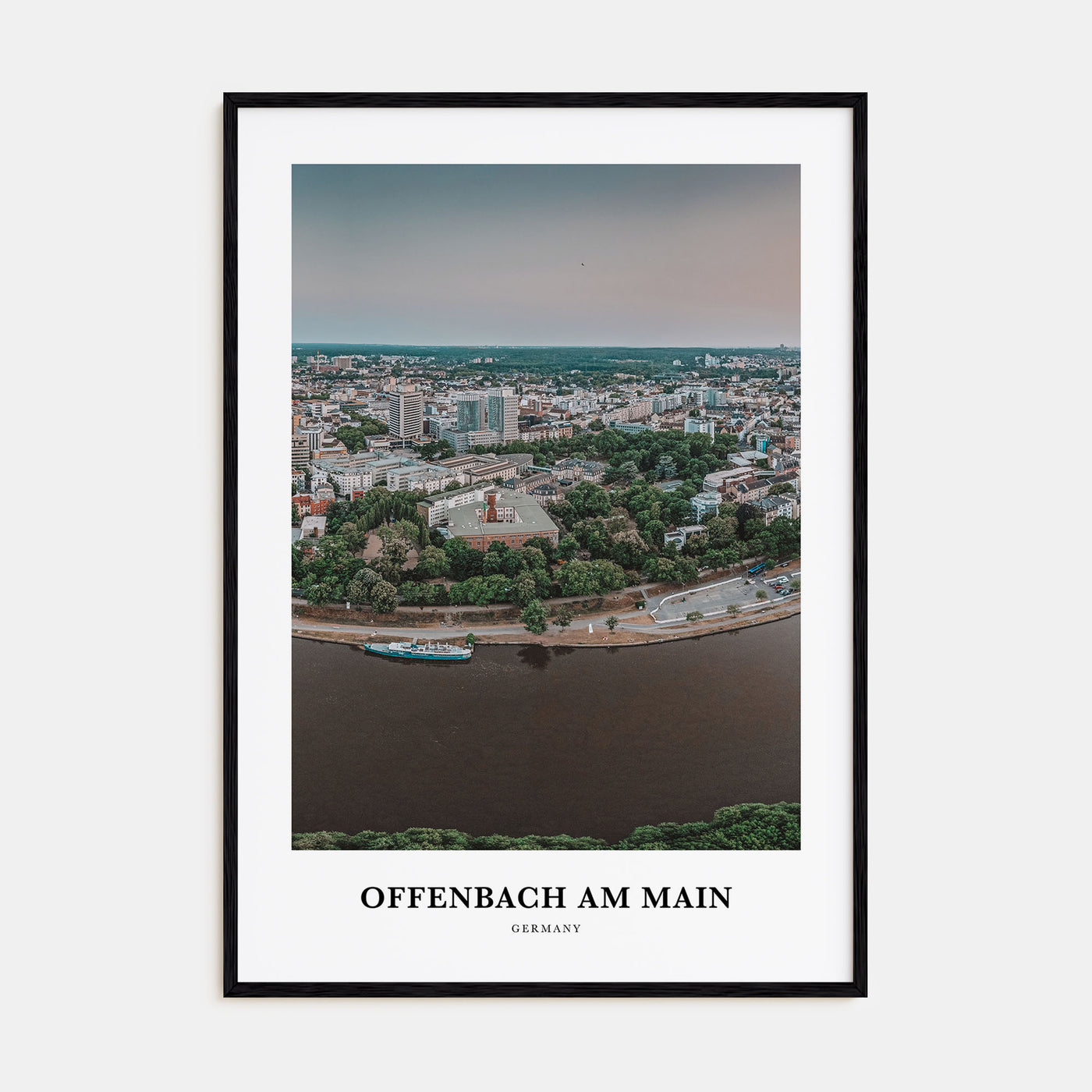 Offenbach am Main Portrait Color Poster