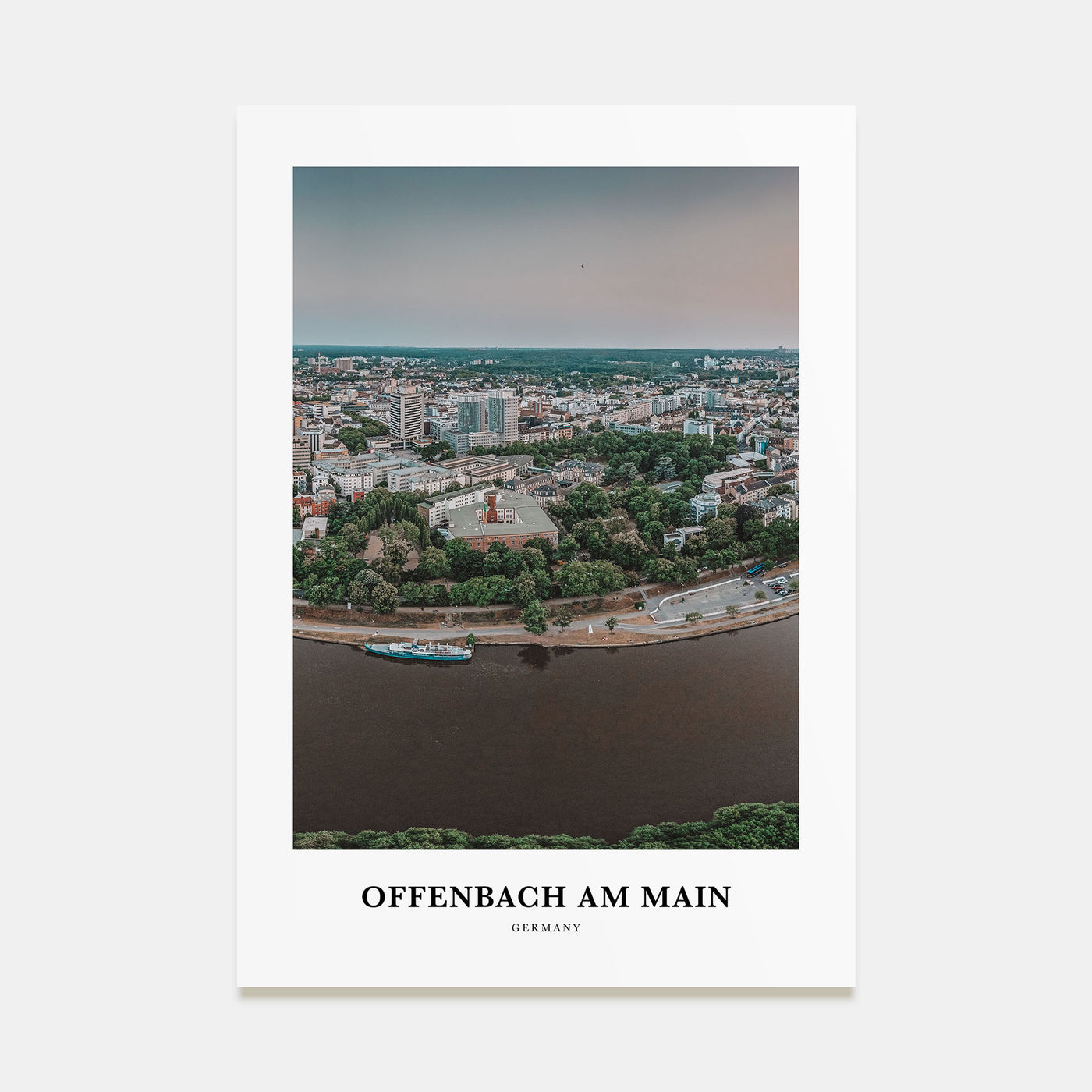Offenbach am Main Portrait Color Poster