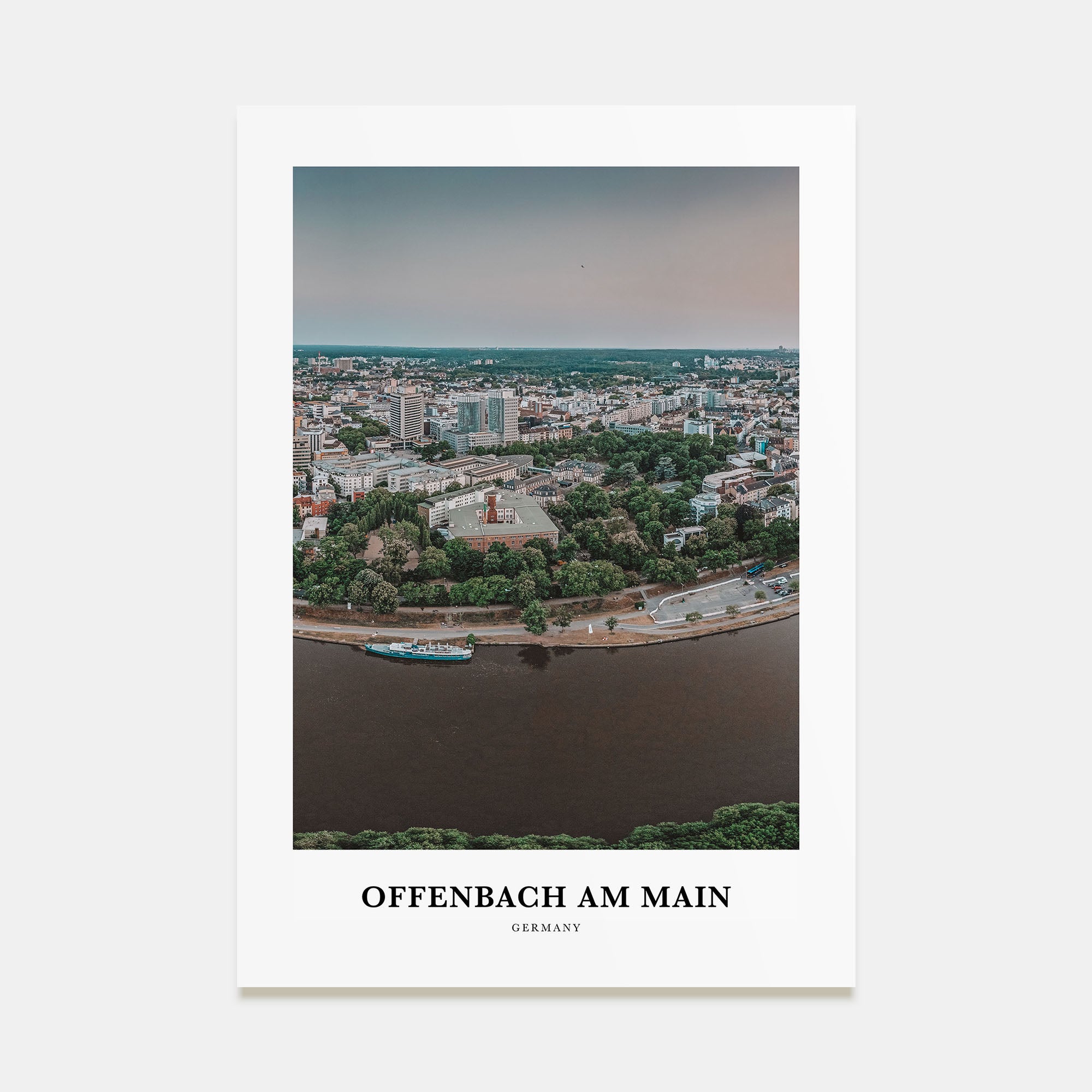 Offenbach am Main Portrait Color Poster