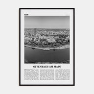 Offenbach am Main Travel B&W Poster