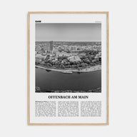 Offenbach am Main Travel B&W Poster